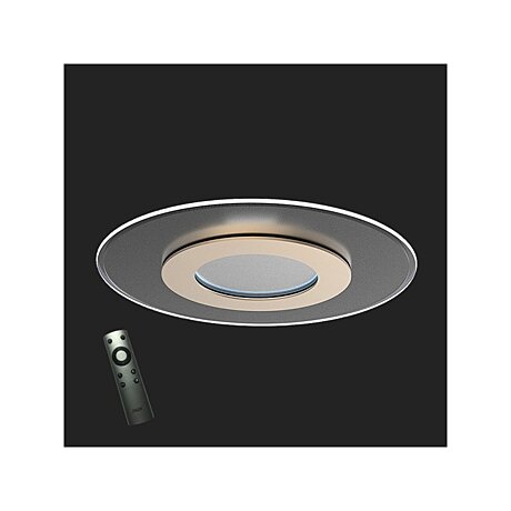 Stropní LED svítidlo Dalen SHAPY DL-2D GOLD s dálkovým ovladačem