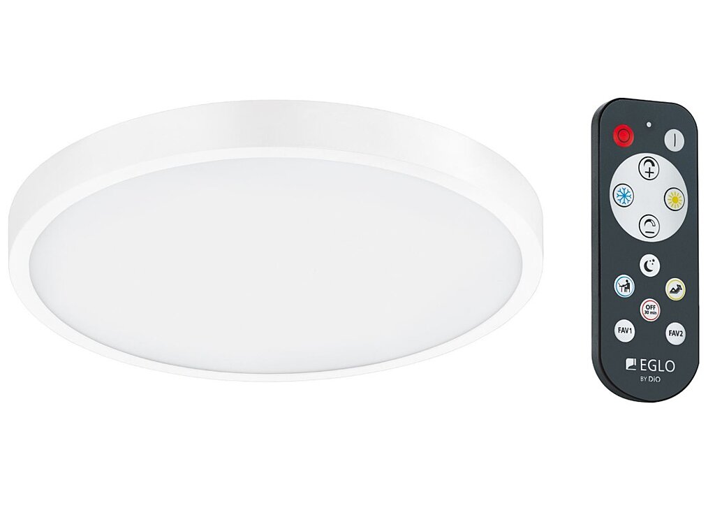 EGLO Stropní LED svítidlo FUEVA-A 98292 s ovladačem pr.22,5cm Eglo