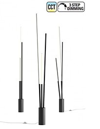 Stojací lampa 01-3977 Herald krokově stmívatelná CCT