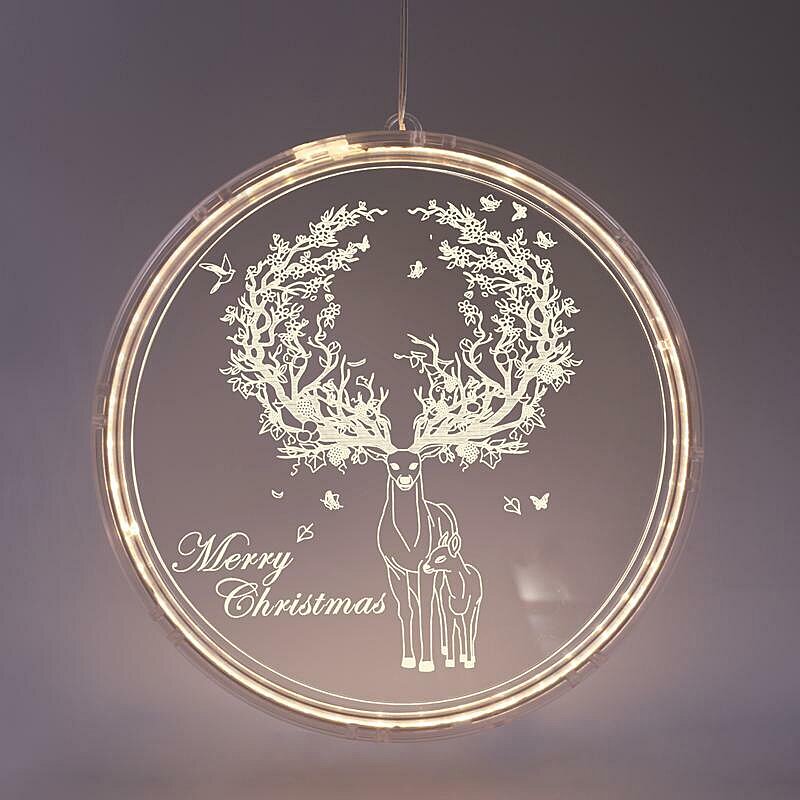 ACA Lighting Apostolidis Vánoční 3D LED sob X05361254 Marry Christmas ACA USB kabel X08361254