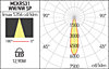 LED spot MCKRS31WW SP BK 3000K do lišt z řady XCLICK M, Arelux