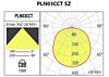 LED světlo Xplaner PLN03CCT SZ IP54 s čidlem 3000K,4000K,6500K Arelux