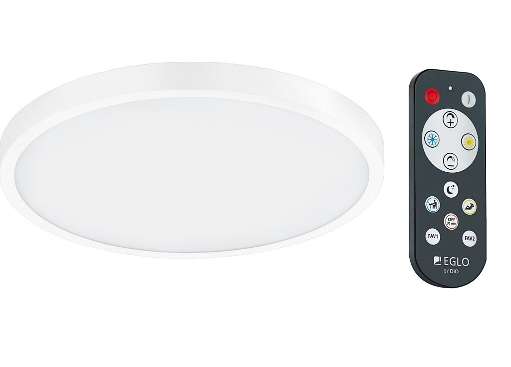 EGLO Stropní LED svítidlo FUEVA-A 98293 s ovladačem pr.30cm Eglo