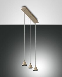 Italské LED světlo Fabas 3443-47-225 Delta matná zlatá