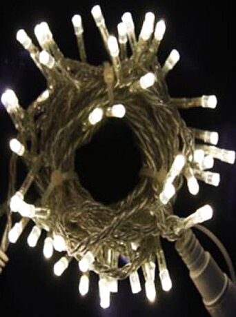 Profi LED světelný řetěz stálesvítící, norm.bílá, 40LED, 5m, prodlužovací