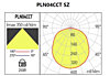 LED světlo Xplaner PLN04CCT SZ IP54 s čidlem 3000K,4000K,6500K Arelux