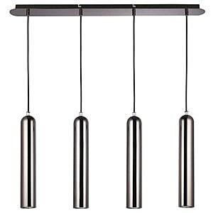 Závěsné svítidlo Azzardo Tubo 4 AZ1238 black/chrome
