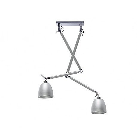 Závěsné svítidlo Zyta 2S Pendant ALU Ø 23cm AZ2301+AZ2594+AZ2594 Azzardo