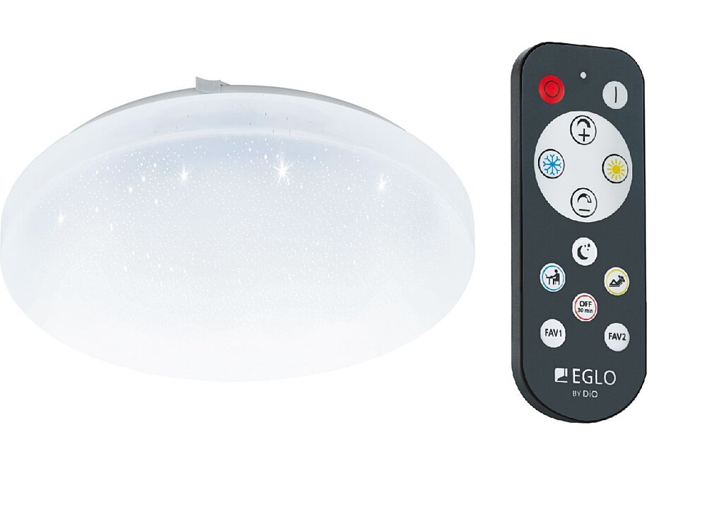 EGLO LED svítidlo Eglo 98294 pr.30cm Frania-A s ovladačem+ hvězdným efektem