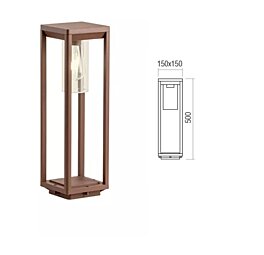 Venkovní sloupek 90523 Lagos 50cm Redo group tmavě hnědý