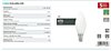 LED žárovka E14 4W 2700K 11602 Eglo opálové sklo