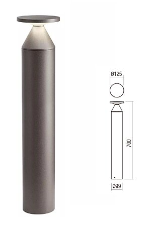 Venkovní sloupek Biro 90591 70cm Redo group