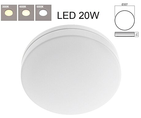 CCT LED světlo VR01CCT MW xvario Arelux IP44