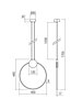 Závěsné LED svítidlo Atom 01-3106