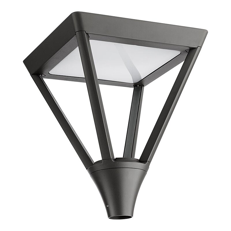 Arelux Pouliční LED lampa XTOWN 3000K TT01WW DG s kytím IP65