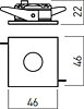 Zápustné LED svítidlo XTWIST 3000K TW02WW40 MWH s krytím IP40