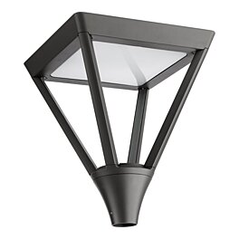 Pouliční LED lampa XTOWN 4000K TT01NW DG s kytím IP65