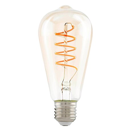 4W LED žárovka 110077 jantarová E27 2200K Eglo