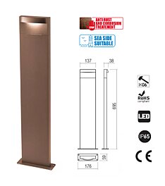 Venkovní sloupek 90429 Polifemo pole Redo group