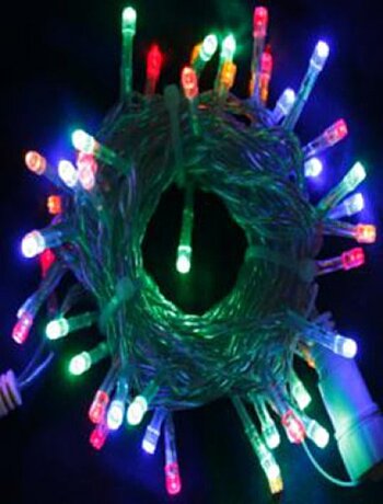 Profi LED světelný řetěz stálesvítící, multicolor, 40LED, 5m, prodlužovací