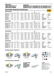 Montažní list Zápustné LED svítidlo XMARKER NEW 4000K ME03NW120.05