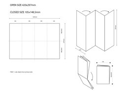 Montažní list Vestavné 30W LED světlo MA10NW Arelux 4000K pr.19cm IP44