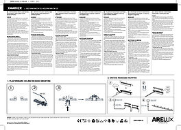 Montažní list Zápustné/zemní LED svítidlo XMARKER 4000K ME02NW120 s krytím IP67