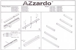 Montažní list Nástěnné LED svítidlo Peter 60 AZ2615 4000K Azzardo