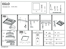 Montažní list stropní LED svítidlo 99833 TURCONA-CCT Eglo