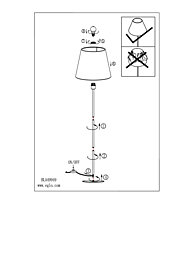 Montažní list Stojací lampa HAMBLETON 49949 Eglo