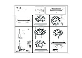 Montažní list Stropní LED svítidlo PESCIATO 99407 3000K, Eglo