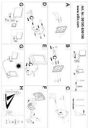 Montažní list Venkovní LED svítidlo 98195 CASABAS Li-ion 1800mAh Eglo