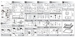 Montažní list LED svítidlo do kazetových stropů/zápustné/polozápustné/přisazené svítidlo SALOBRENA 1 Eglo 96153