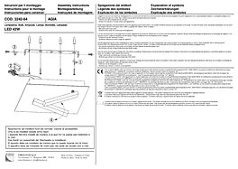 Montažní list Italské svítidlo 3242-64-102 AGIA Fabas stmívatelné
