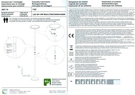 Montažní list Italská lampa Fizz 3807-10-282 stmívatelná CCT Fabas