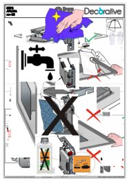 Montažní list Italské světlo 8926 Aruba 50x50 Linea light
