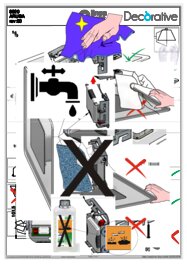 Montažní list Italské světlo 8922 Aruba 35x35 Linea light