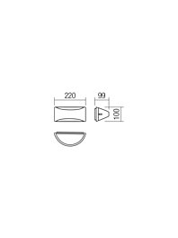 Montažní list Venkovní nástěnné LED svítidlo SCUDO 90190 3000K, IP54, Smarter