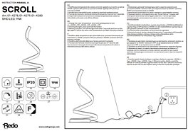 Montažní list Stmívatelná CCT lampička 01-4280 Redo group