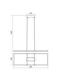 Montažní list Závěsné LED svítidlo KLEE 01-1644 3000K, Smarter