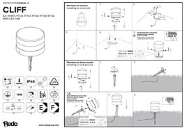 Montažní list Sloupek Cliff 91126 pr.25cm 360° Redo group