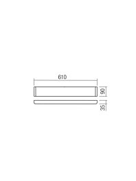 Montažní list Smarter PEPAS AP LED 20W 3000K SWH