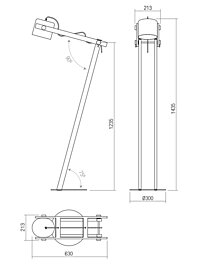 Montažní list Smarter POOH LAMP 1xE27 BK (4.1.1)