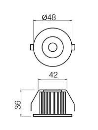 Montažní list Bodové Smarter Svítidlo MT 126 LED 70361