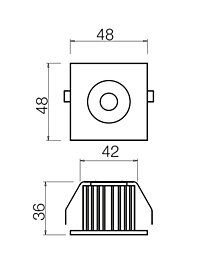 Montažní list Bodové svítidlo MT 127 LED 70362