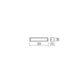 Montažní list Nástěnné koupelnové svítidlo LEDO AP 1x8W LED, 4000K, IP44