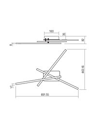 Montažní list Stropní LED svítidlo Smarter YUNO 01-2967 26W 3000K MBR