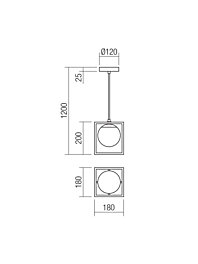 Montažní list Závěsné svítidlo 01-3056 Smarter ZODIAC SU 1x28W E14