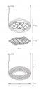 Svítidlo závěsné Artemide COPERNICO sospensione černé