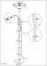 Lampa stojací UP 2 Eglo 82842 N